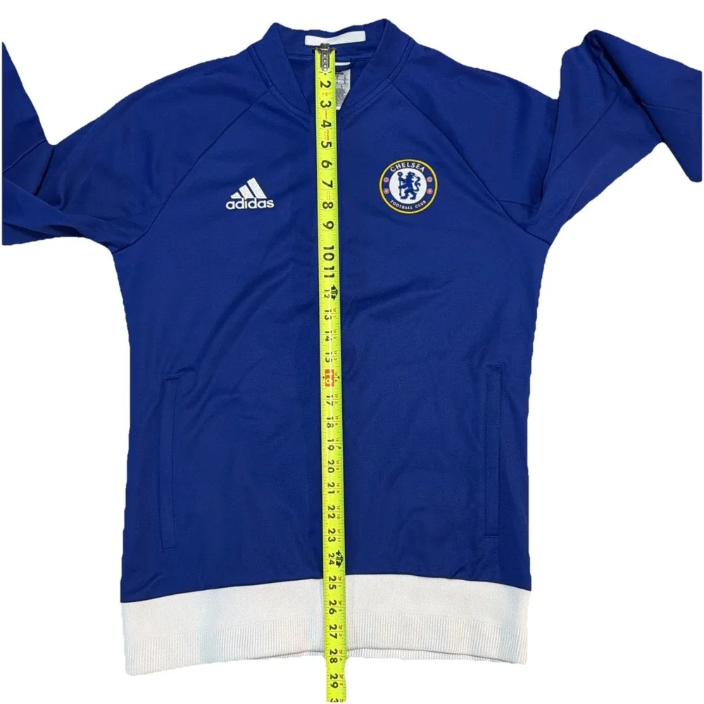 2016 Adidas Chelsea FC‎ Anthem Track Jacket Blue Size:M Mens